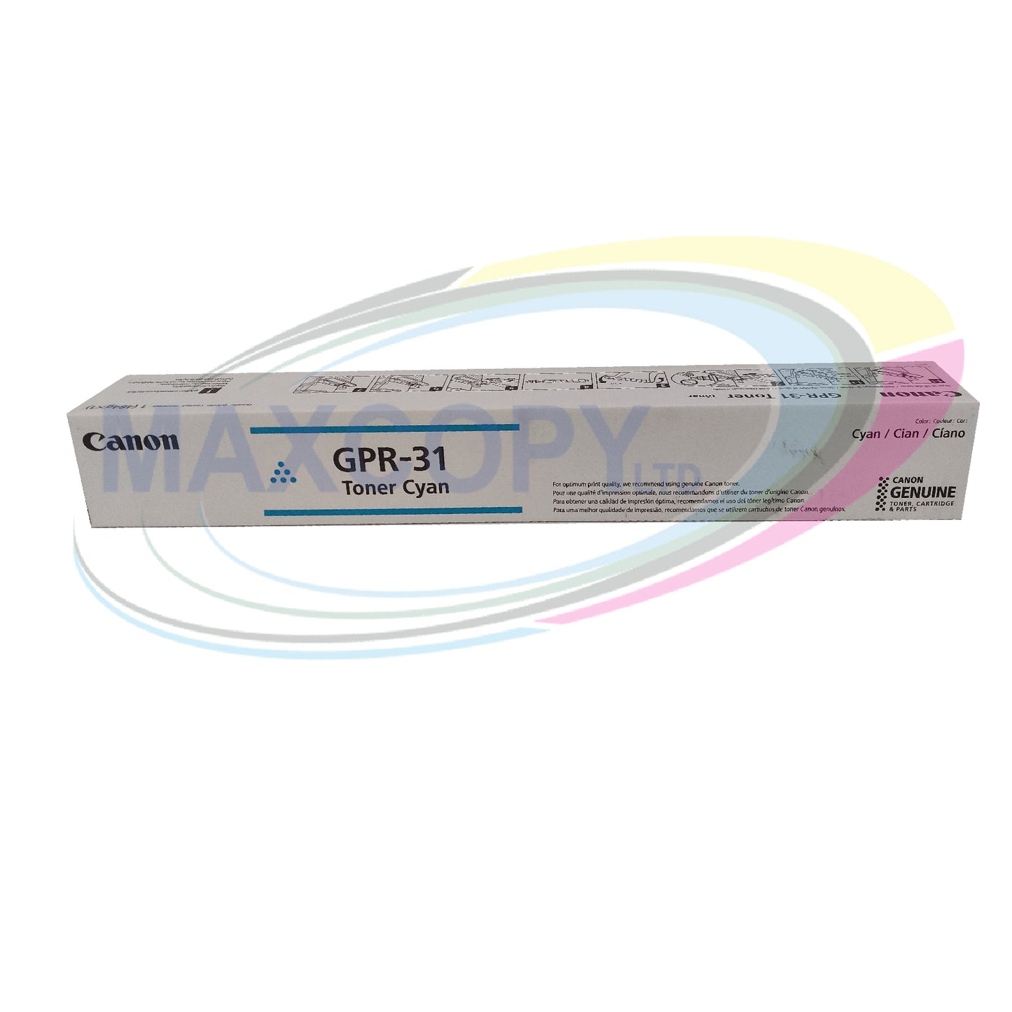 Genuine Canon GPR-31 (2794B003) Toner Cartridge, Cyan