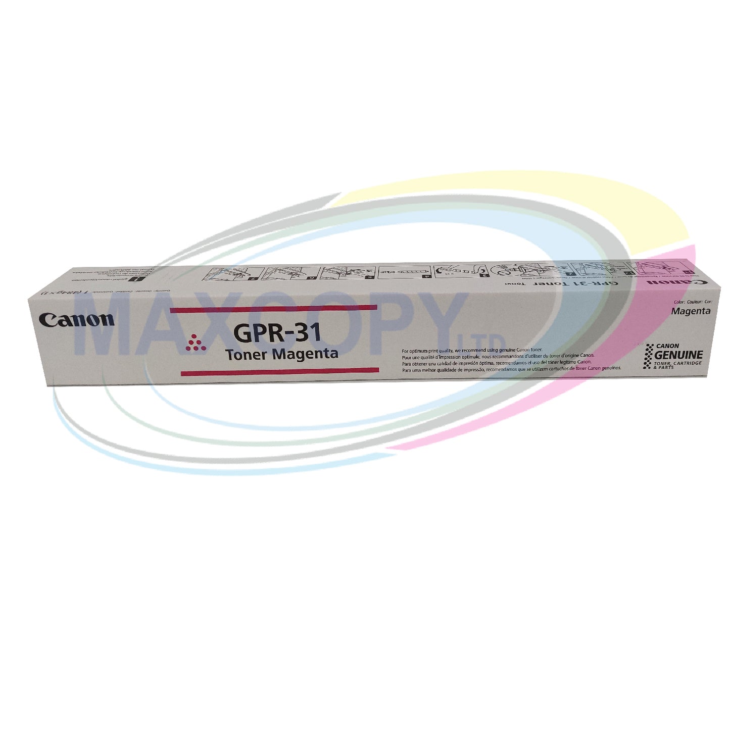 Genuine Canon GPR-31 (2798B003) Toner Cartridge, Magenta