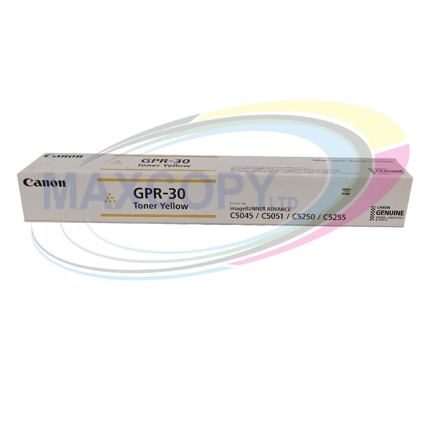 Genuine Canon GPR-30 (2801B003) Toner Cartridge, Yellow