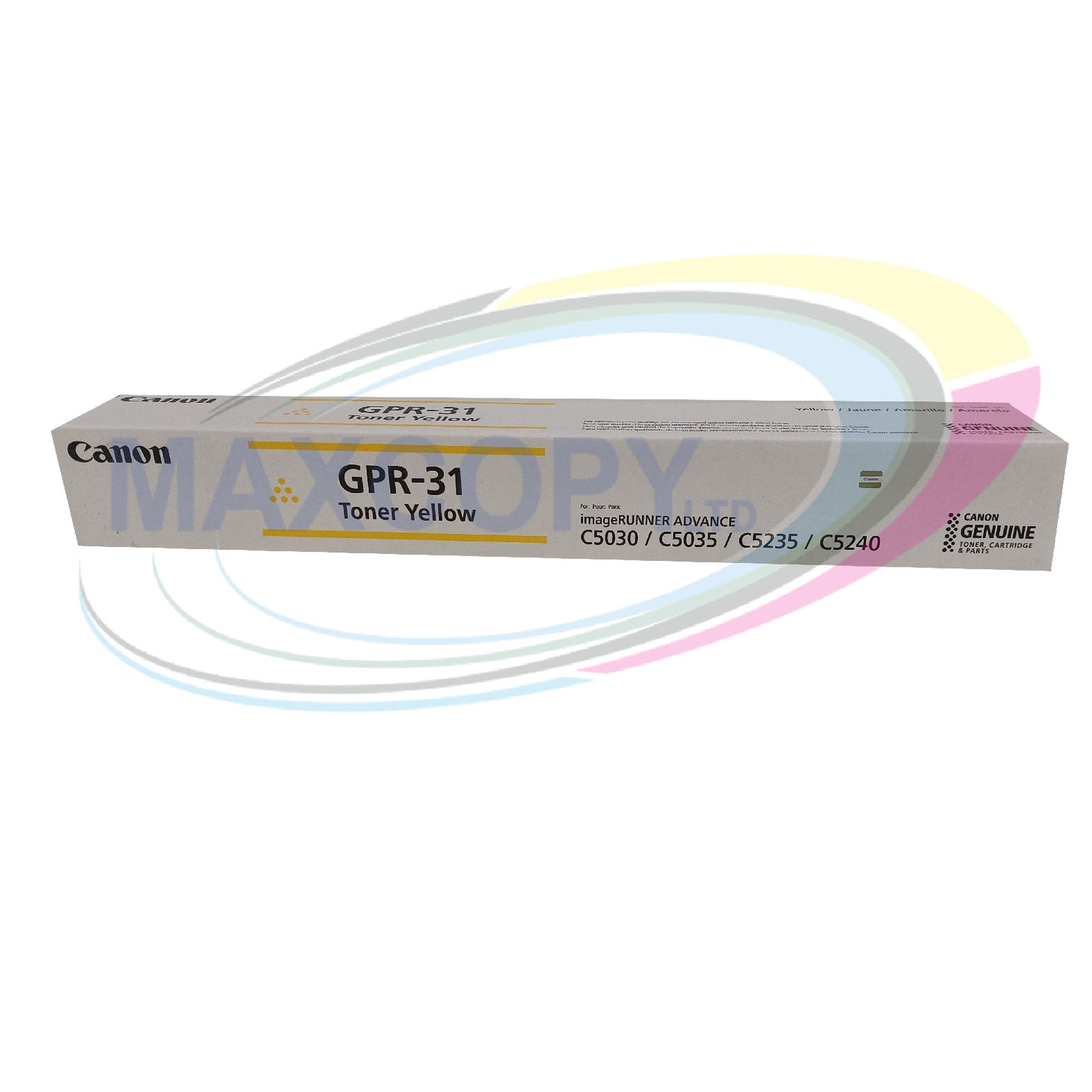 Genuine Canon GPR-31 (2802B003) Toner Cartridge, Yellow