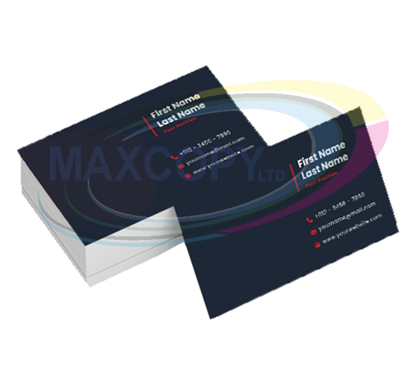 Single-Sided Business Card Design