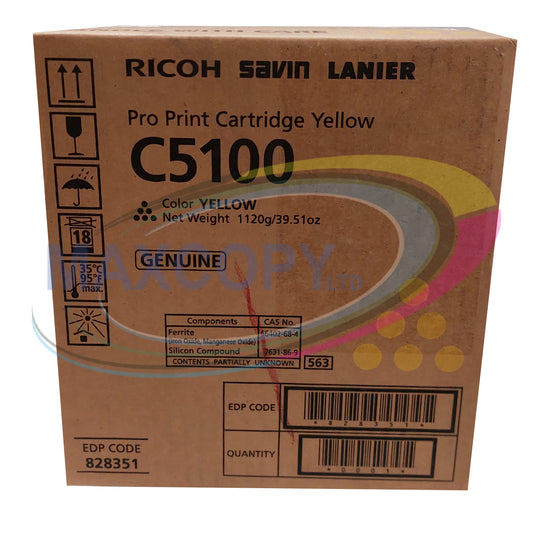 Genuine Ricoh 828351  Yellow Toner Cartridge