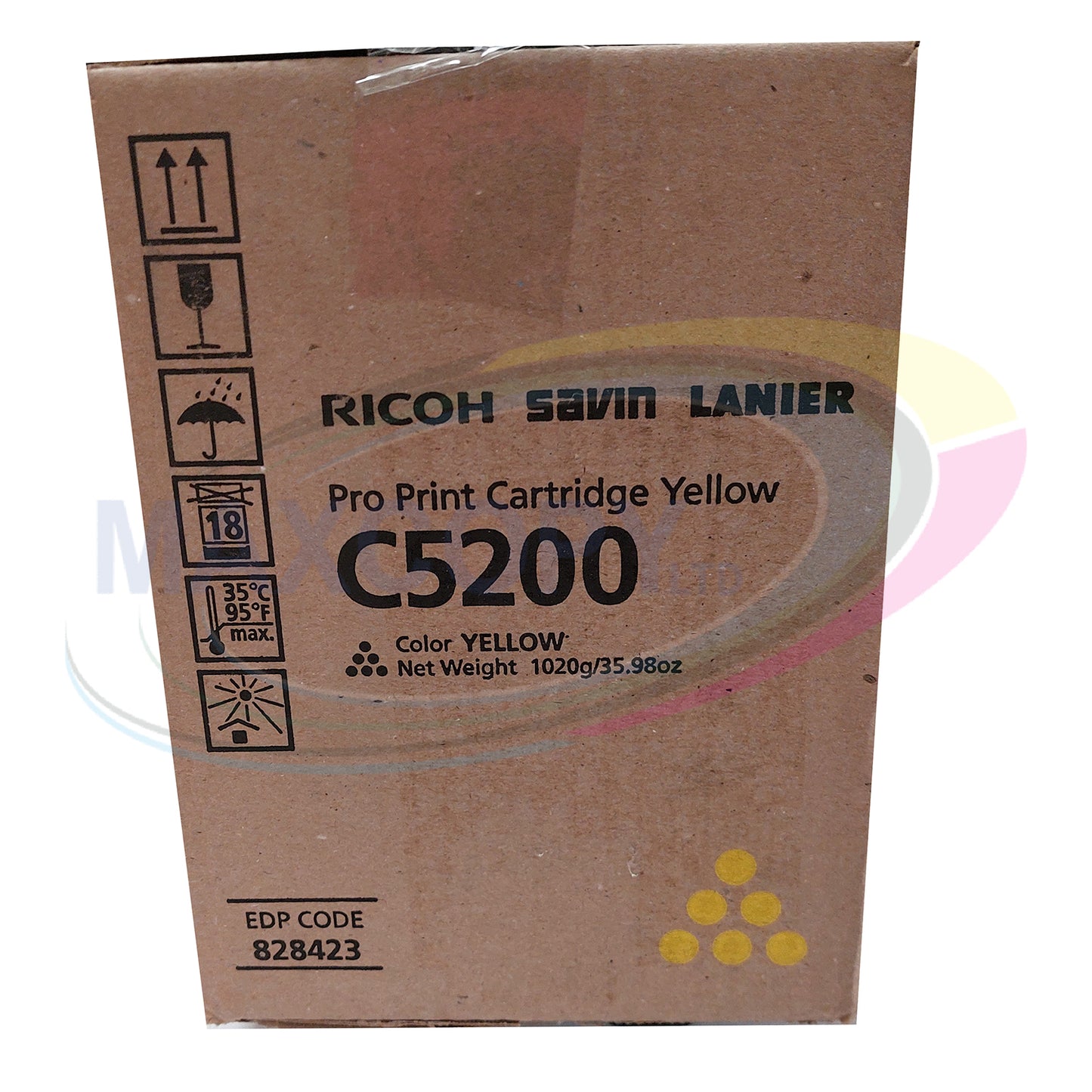 Genuine Ricoh Yellow Toner Cartridge | 828423 | C5200