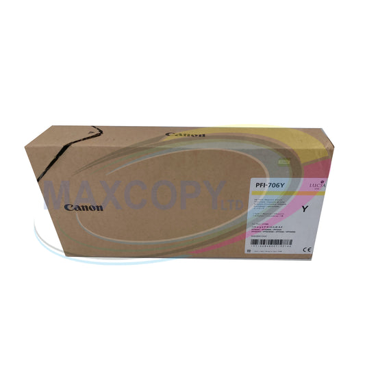 Canon 6684B001 (PFI-706 Y) Yellow Ink Cartridge
