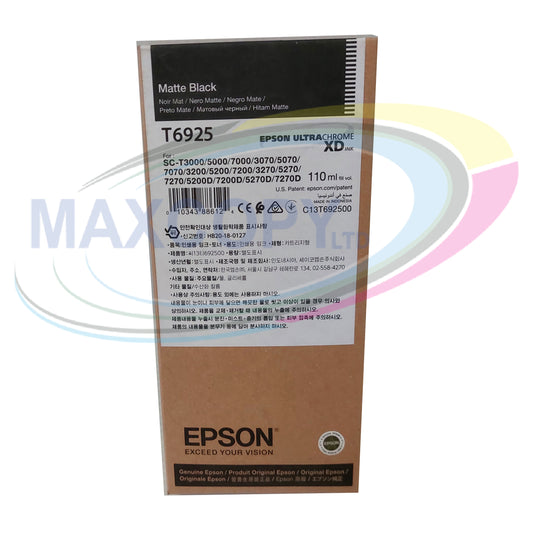 Epson T6925 Matte Black Ink Cartridge